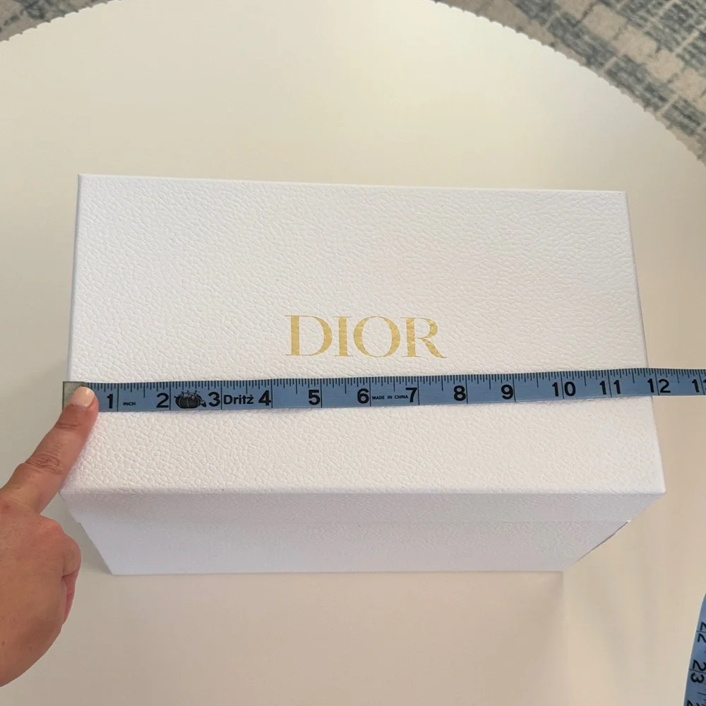 Dior White and Gold Luxury Gift Box